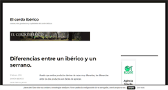 Desktop Screenshot of elcerdoiberico.es