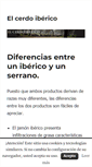 Mobile Screenshot of elcerdoiberico.es